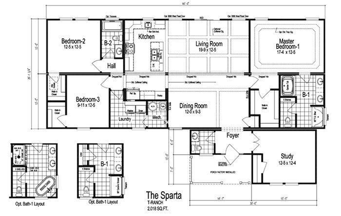 SPARTA IV Floor Plans